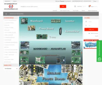Agelektrometal.com(Lcd tv yedek parça) Screenshot