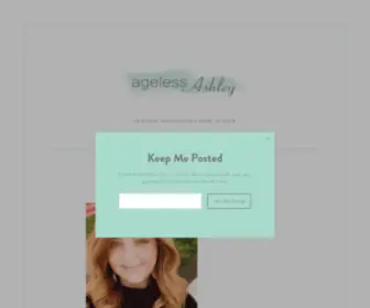 Agelessashley.com(Ageless Ashley) Screenshot