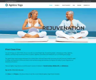 Agelessyoga.com.au(Yoga Classes Adelaide) Screenshot