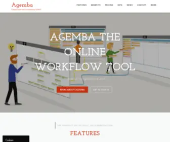 Agemba.com(Collaboration and Transparency at Work) Screenshot