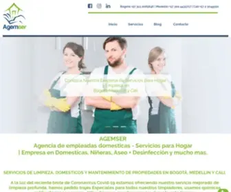 Agemser.com(Niñeras) Screenshot