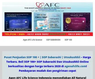 Agenafclife.com(Pusat Penjualan SOP 100) Screenshot