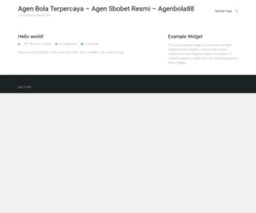 Agenbola88.org Screenshot