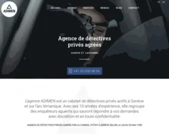 Agence-Adimen.ch(Agence ADIMEN) Screenshot