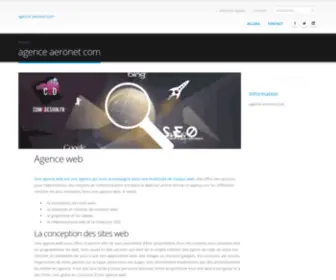 Agence-Aeronet.com(Agence aeronet com) Screenshot