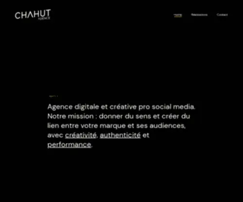 Agence-Chahut.com(Agence Chahut) Screenshot