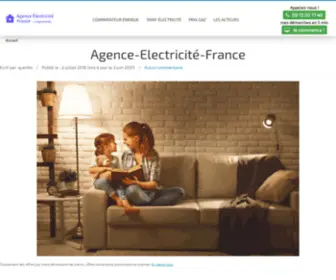 Agence-Electricite-France.fr(Agence-Electricité) Screenshot