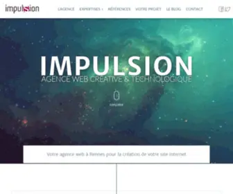 Agence-Impulsion.com(Agence web Rennes création Site Internet) Screenshot