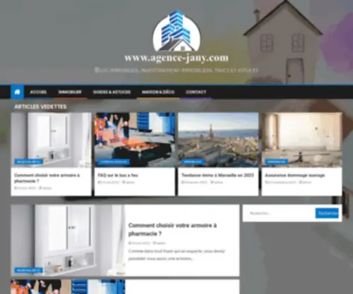 Agence-Jany.com(Blog immobilier) Screenshot