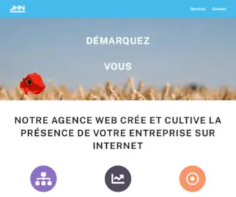 Agence-JHN.fr(Agence web) Screenshot