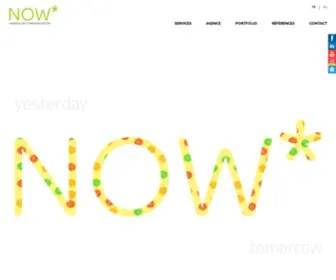 Agence-Now.ch(Agence NOW) Screenshot
