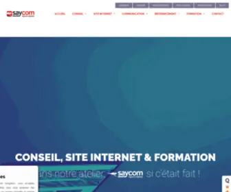 Agence-Saycom.fr(Agence Saycom) Screenshot