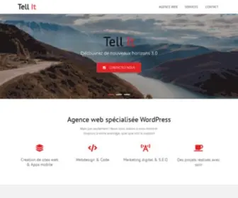 Agence-Tellit.com(Agence digitale à Lyon) Screenshot