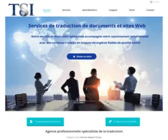 Agence-Traduction.com(Agence de traduction professionnelle documents et site web) Screenshot