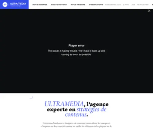 Agence-Ultramedia.com(Stratégie) Screenshot
