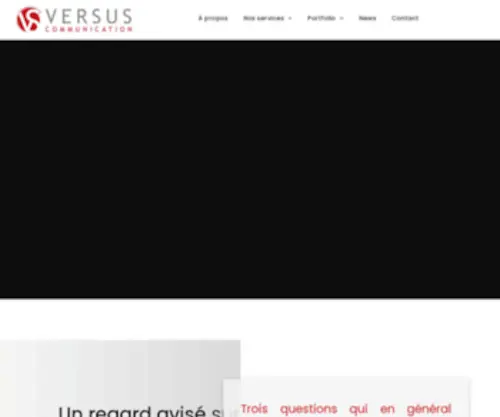 Agence-Versus.be(VERSUS Communication) Screenshot