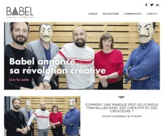 Agencebabel.com(Accueil) Screenshot