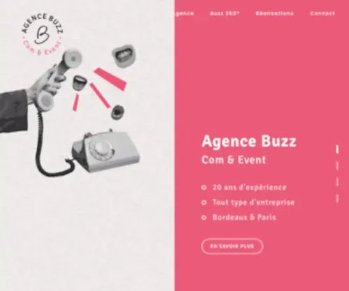 Agencebuzz.com(Agence Buzz) Screenshot