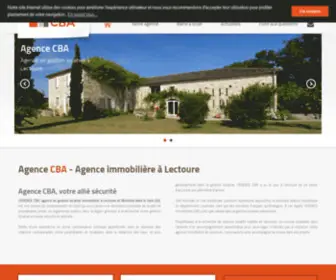 Agencecba.fr(Agence CBA) Screenshot