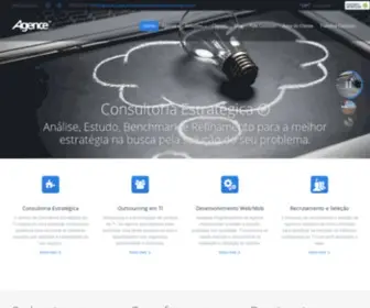 Agence.com.br(Agence Consultoria em TI oferece soluções de negócios com base tecnológica) Screenshot