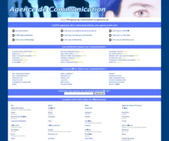 Agencecom.net(13799 agences des communications sur) Screenshot