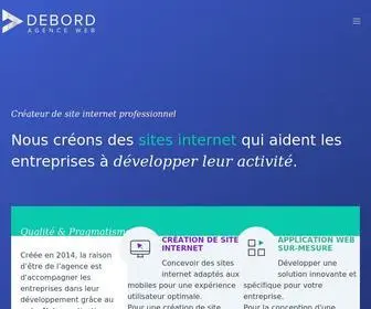 Agencedebord.com(Agence web Debord : création de site internet & développement web) Screenshot