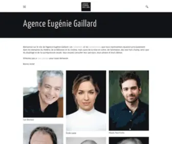 Agencegaillard.com(Agence Eugénie Gaillard) Screenshot