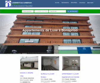 Agenceimmobiliereducameroun.com(Accueil LOGECAM) Screenshot