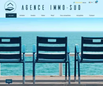 Agenceimmosud.com(Agence immobilière Cagnes sur Mer) Screenshot