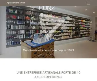 Agencementrunz.ch(Agencement Trunz) Screenshot
