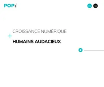 Agencepopinc.com(Marketing web compagnie Gatineau offres services de référencement web (SEO)) Screenshot