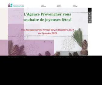 Agenceprovencher.com(Agence Artistique Provencher) Screenshot