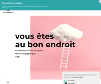 Agencepulsi.com(Découvrez l'agence de communication à Reims) Screenshot