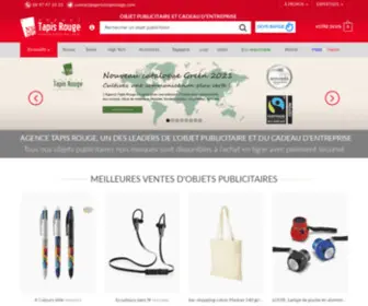 Agencetapisrouge.com(Agence Tapis Rouge : Spécialiste de l'Objet publicitaire) Screenshot