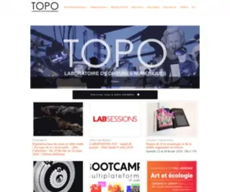 Agencetopo.qc.ca(Agence TOPO) Screenshot