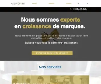 Agencevendart.com(Développement des affaires) Screenshot