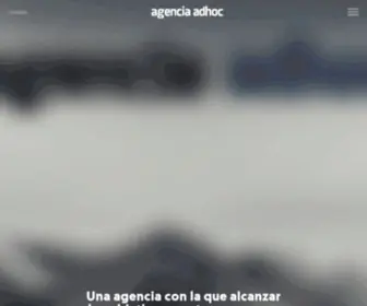 Agenciaadhoc.com(Agenciaadhoc) Screenshot