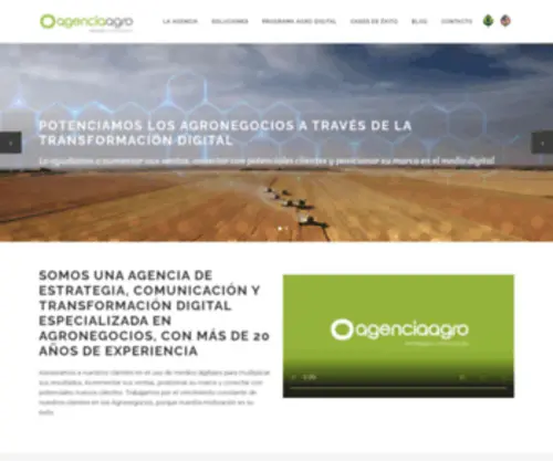 Agenciaagro.com(Transformando la Agroindustria en Latinoamérica) Screenshot