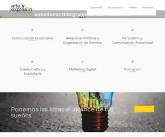 Agenciaarteyexpresion.com(Comunicación) Screenshot