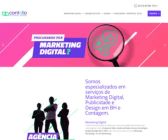 Agenciacontato.com.br(Marketing Digital e Criação de Sites em BH) Screenshot