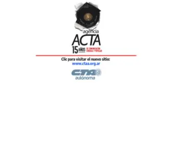 Agenciacta.org(Agencia CTA) Screenshot