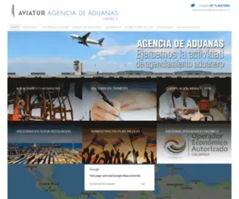 Agenciadeaduanasaviatur.com(Agencia de aduanas aviatur) Screenshot