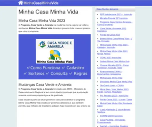 Agenciadefomentopaulista.com.br(Casa Verde e Amarela 2024) Screenshot