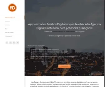 Agenciadigitalcostarica.com(Agencia Digital Costa Rica) Screenshot