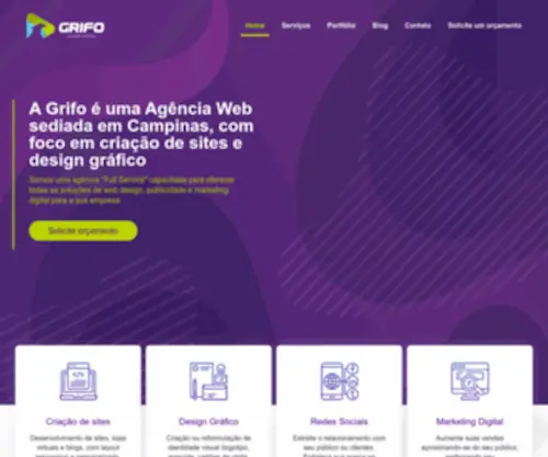 Agenciagrifo.com.br(Grifo Web Design) Screenshot