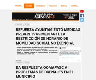 Agenciaicecazandolanoticia.com(Agencia ICE Cazando) Screenshot