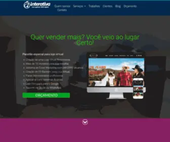 Agenciainterativa.com.br(Criar Lojas Virtuais) Screenshot