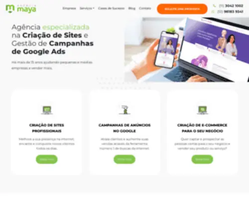 Agenciamaya.com(Criação de Sites Novo Hamburgo) Screenshot