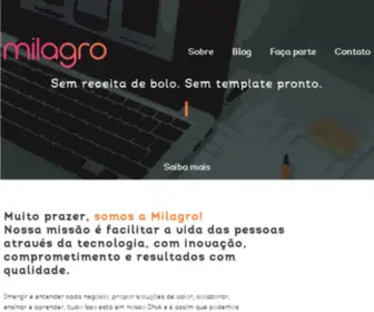 Agenciamilagro.com.br(Agência Digital) Screenshot