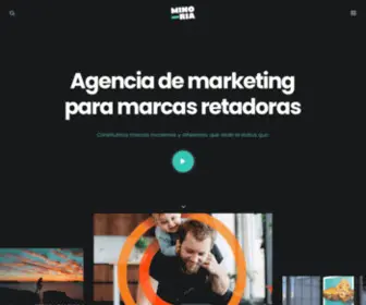 Agenciaminoria.com(Agencia de marketing digital) Screenshot